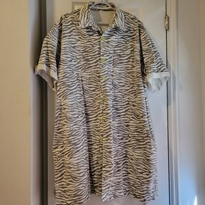 Redsky Oversized Zebra Print Dress